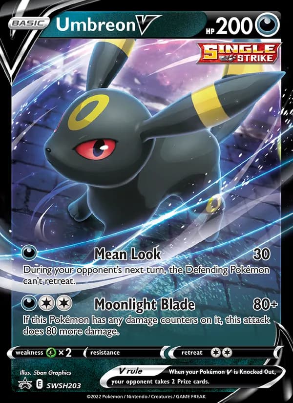Umbreon V card in English