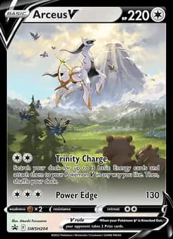 Arceus V card in English
