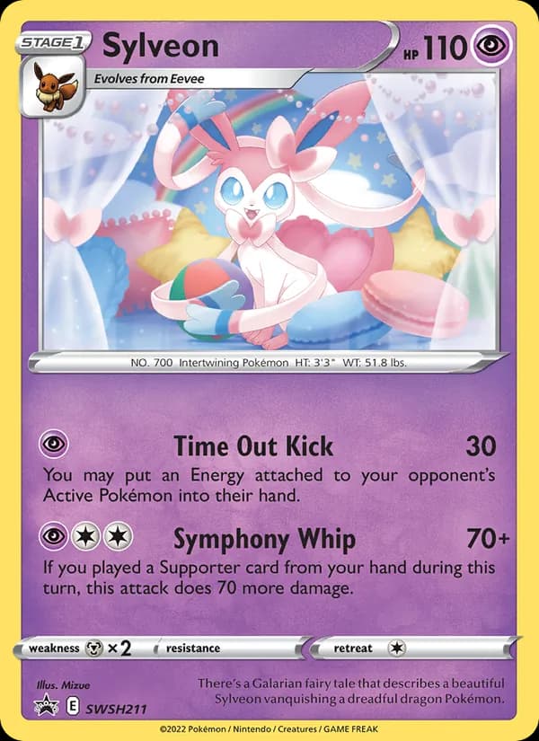 Sylveon card in English