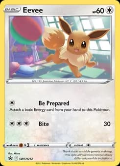 Eevee card in English