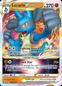 Lucario VSTAR card in English