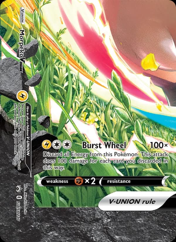Morpeko V-UNION card in English
