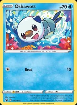 Oshawott card in English