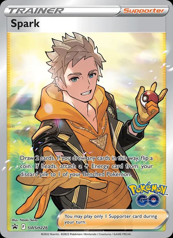 Spark card in English