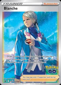 Blanche card in English