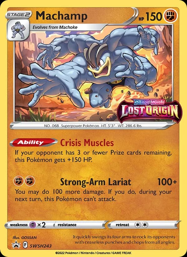 Machamp card in English