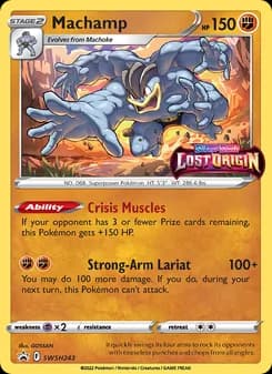 Machamp card in English
