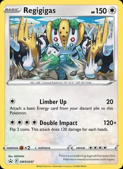 Regigigas card in English
