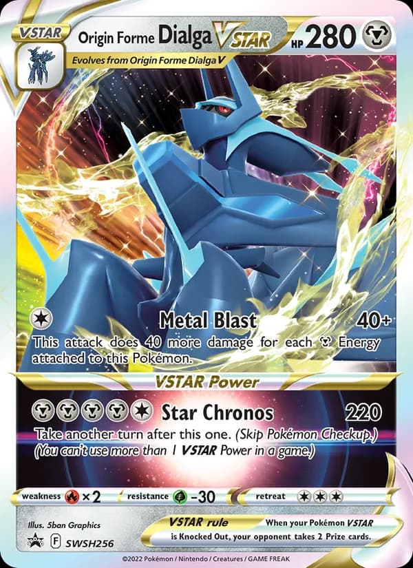 Origin Forme Dialga VSTAR card in English