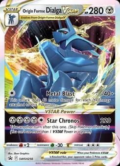 Origin Forme Dialga VSTAR card in English