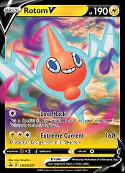 Rotom V card in English