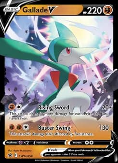 Gallade V card in English