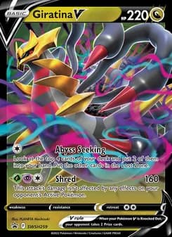 Giratina V card in English