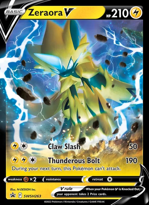 Zeraora V card in English