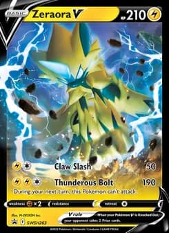 Zeraora V card in English