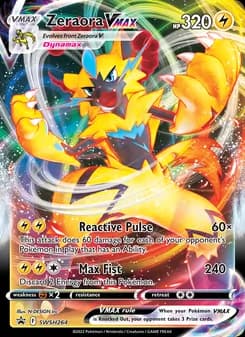 Zeraora VMAX card in English