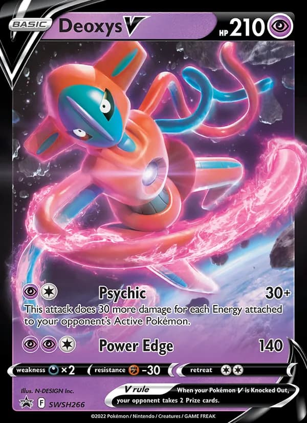 Deoxys V card in English