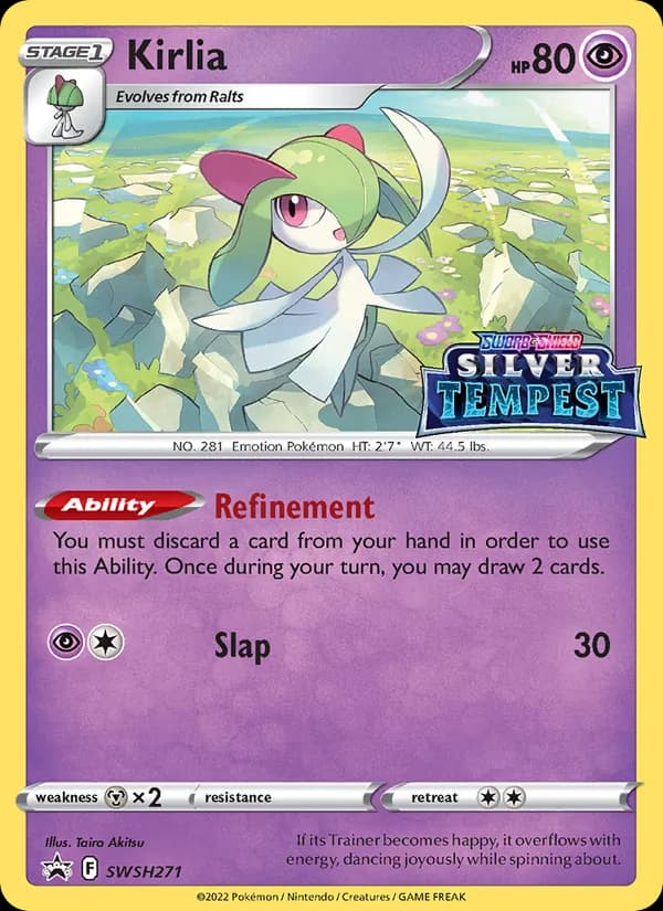 Kirlia card in English