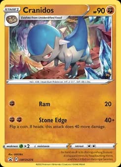Cranidos card in English