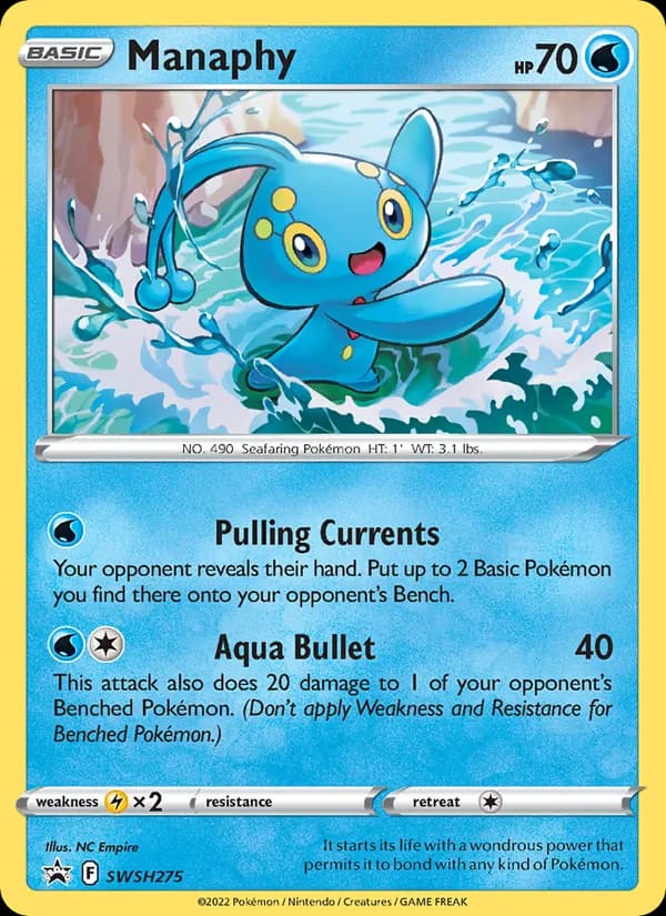 Manaphy card in English