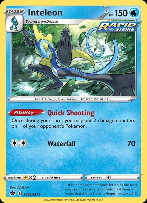Inteleon card in English