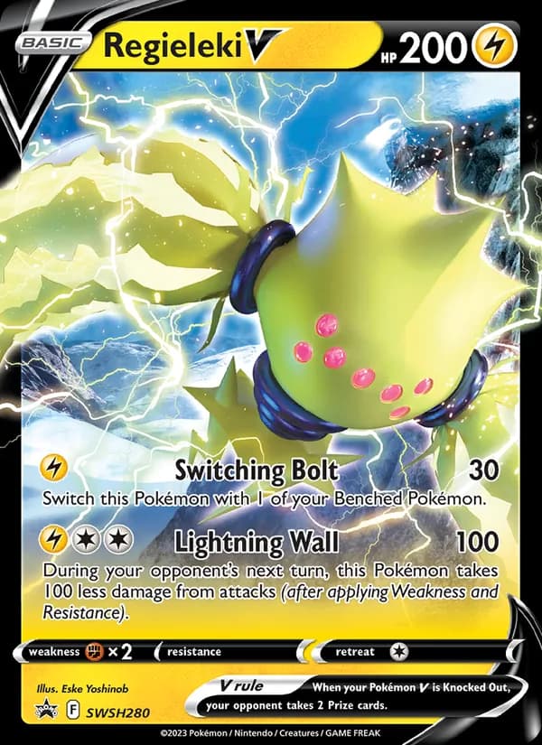 Regieleki V card in English