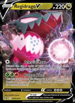 Regidrago V card in English