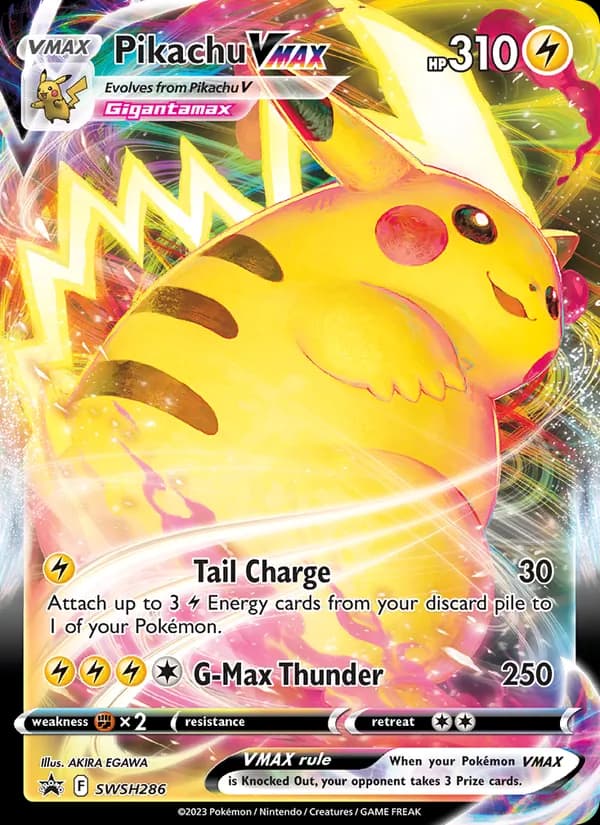Pikachu VMAX card in English