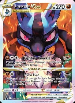 Lucario VSTAR card in English