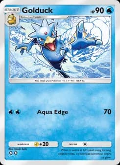 Golduck card in English