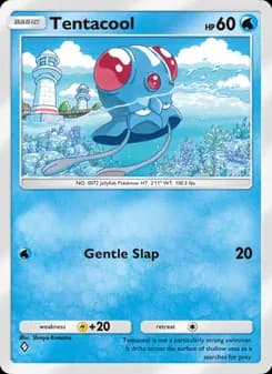 Tentacool card in English