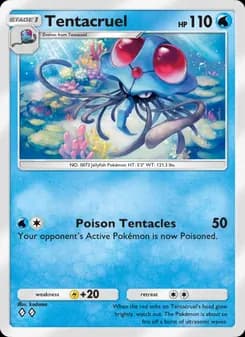 Tentacruel card in English