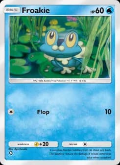 Froakie card in English
