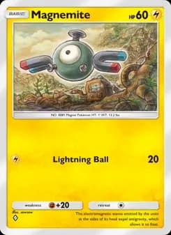Magnemite card in English