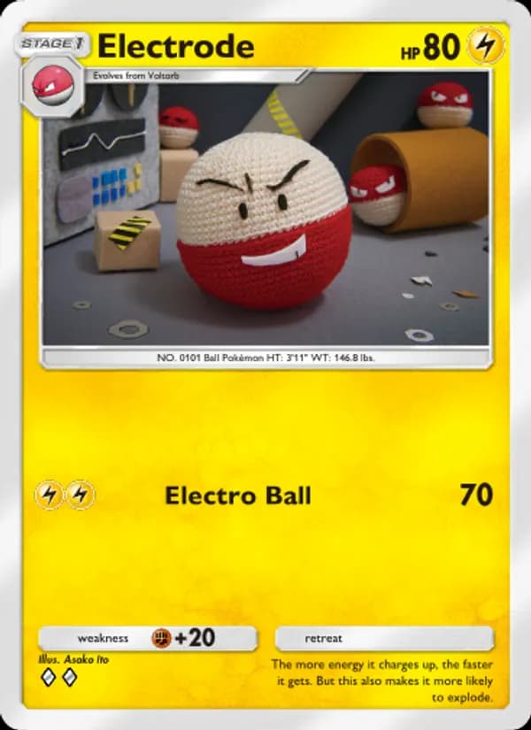 Electrode card in English