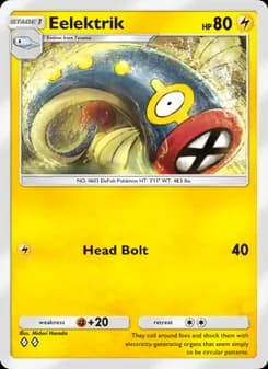 Eelektrik card in English