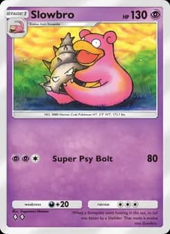 Slowbro card in English