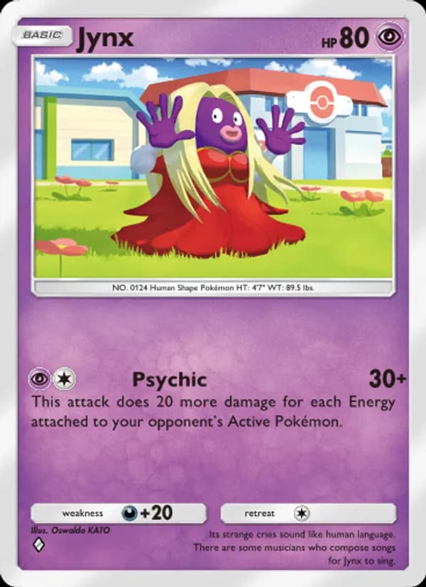 Jynx card in English