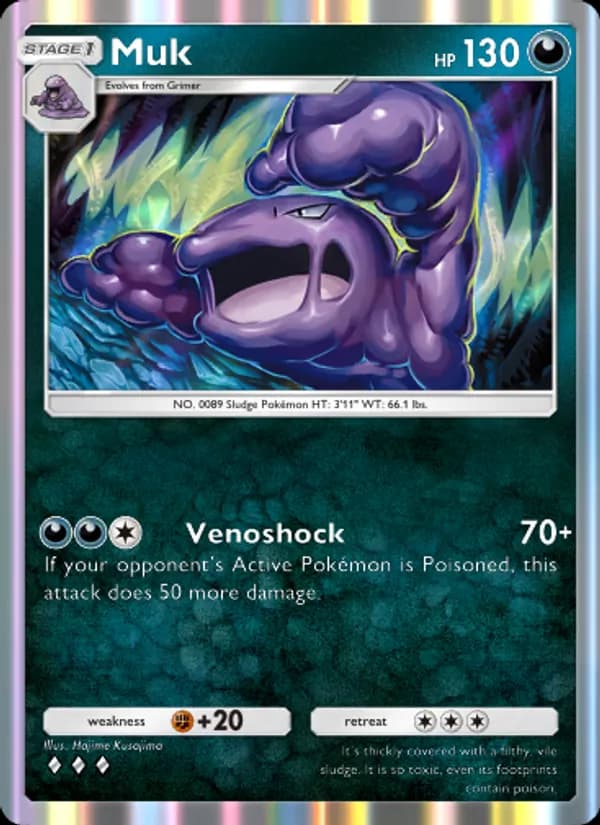 Muk card in English