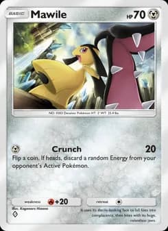 Mawile card in English