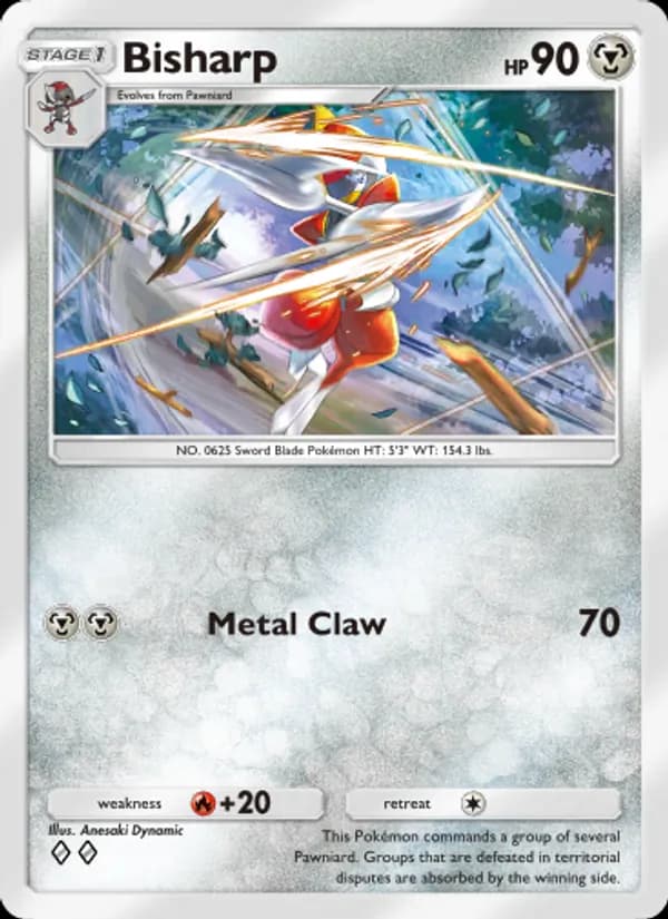 Bisharp card in English