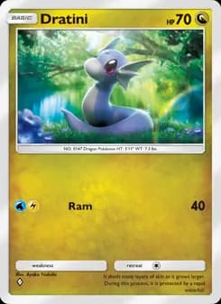 Dratini card in English