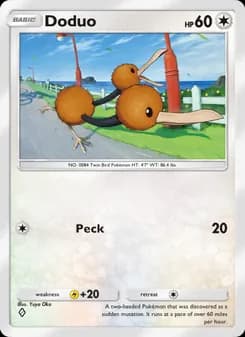 Doduo card in English