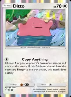 Ditto card in English