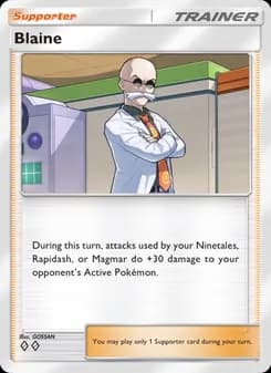 Blaine card in English