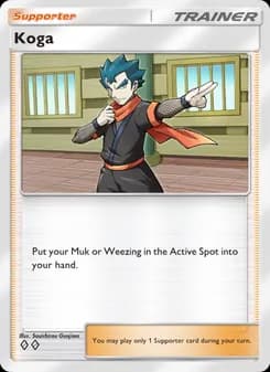 Koga card in English