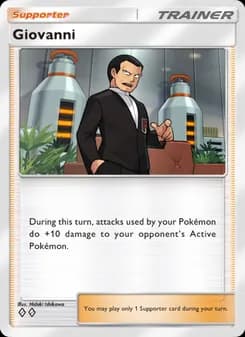 Giovanni card in English