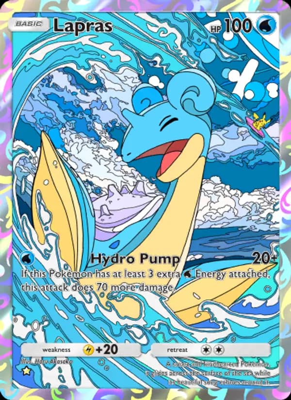 Lapras card in English