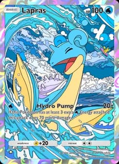 Lapras card in English
