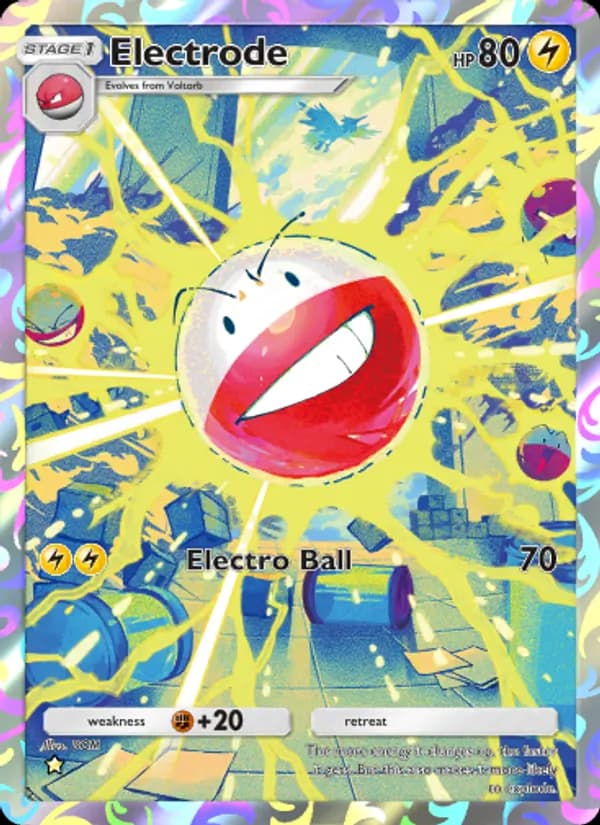 Electrode card in English